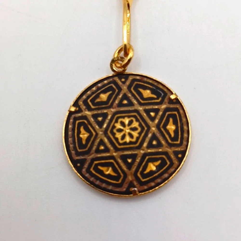 Damascene Keychain